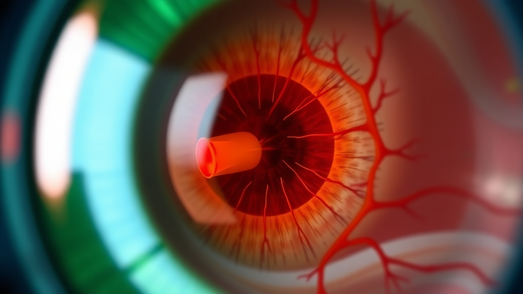 개방각 녹내장의 원인 (realistic 스타일)