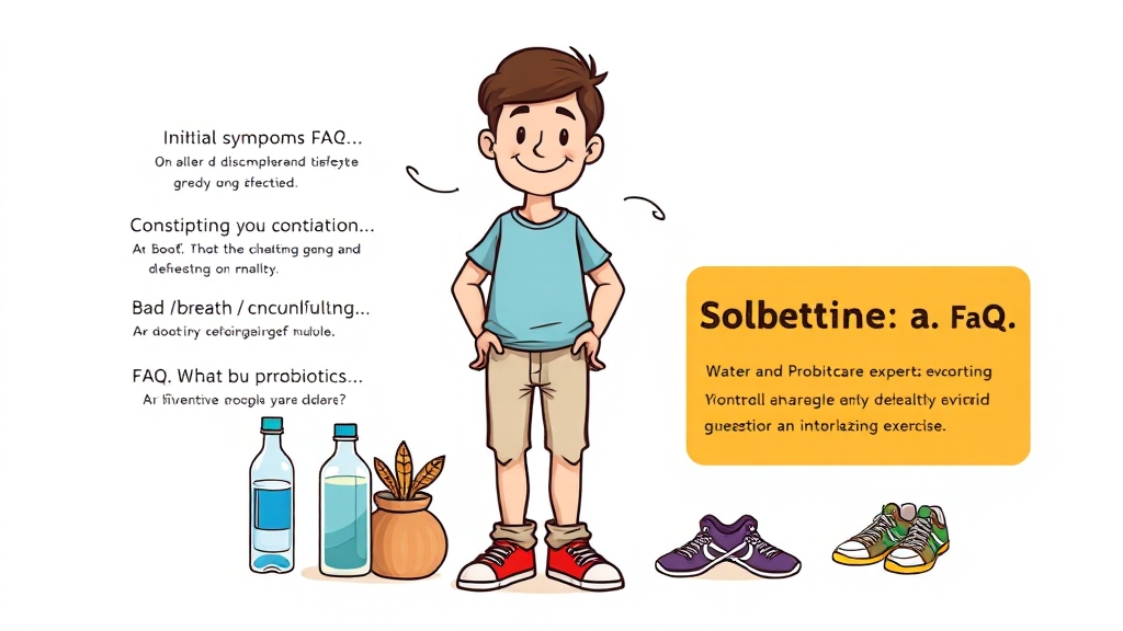 부작용 및 FAQ (cartoon 스타일)