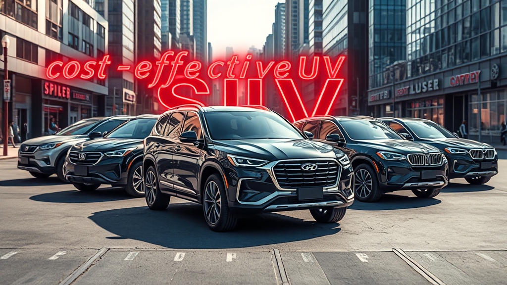 가성비 SUV 추천 (1000만원대~) (realistic 스타일)