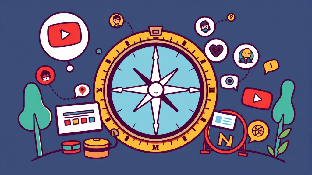 2025 유튜브 리캡 시청 기록 분석 (cartoon 스타일)