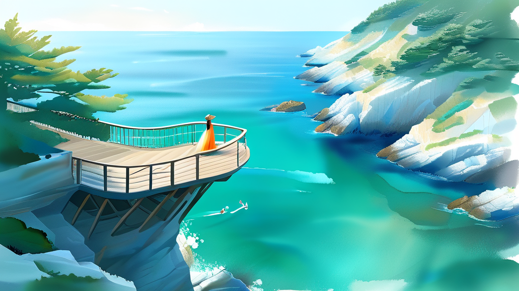 삼척 여행 꿀팁: 주변 가볼 만한 곳 및 먹거리 정보 (watercolor 스타일)