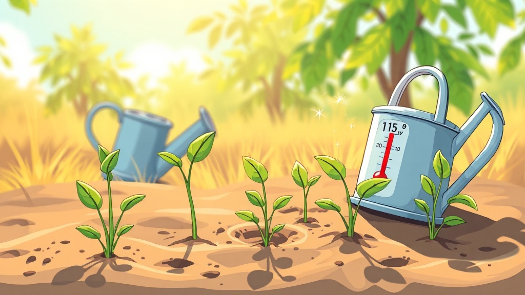 햇빛, 온도, 통풍! 환경 조성 ☀️ (cartoon 스타일)