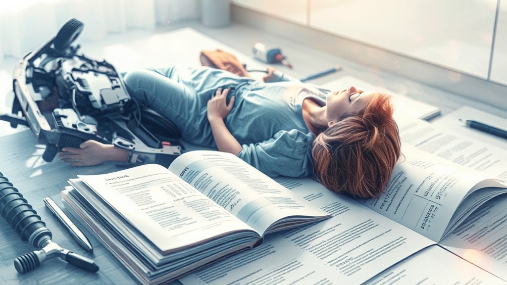 자동차 사고, 뭘 받을 수 있나? (watercolor 스타일)