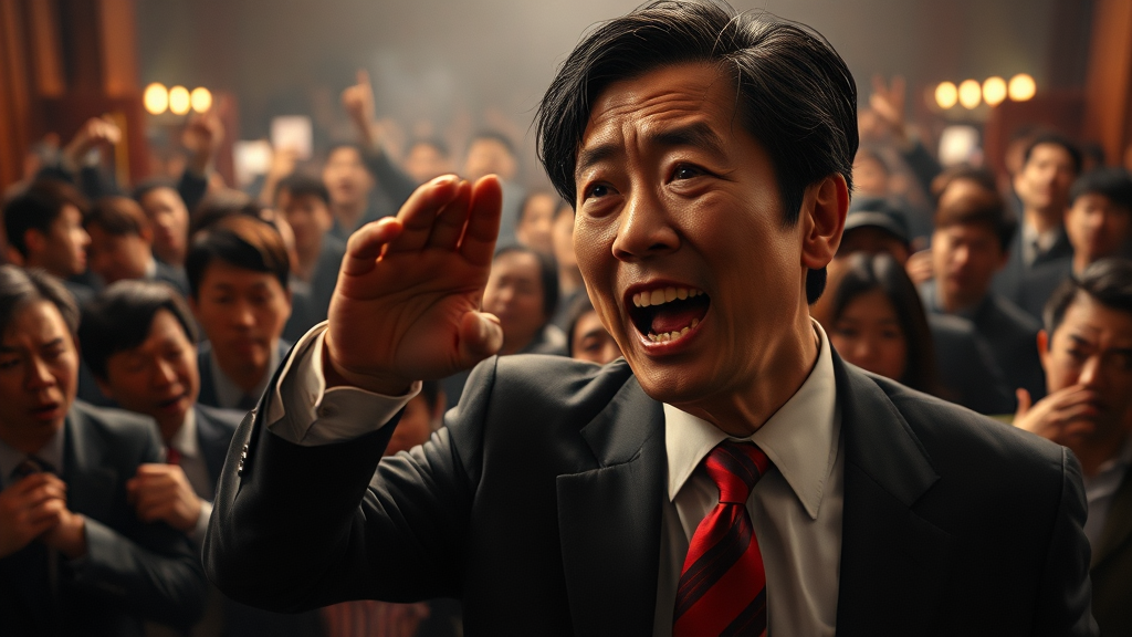 서부지법 난동, 무슨 관계? (realistic 스타일)