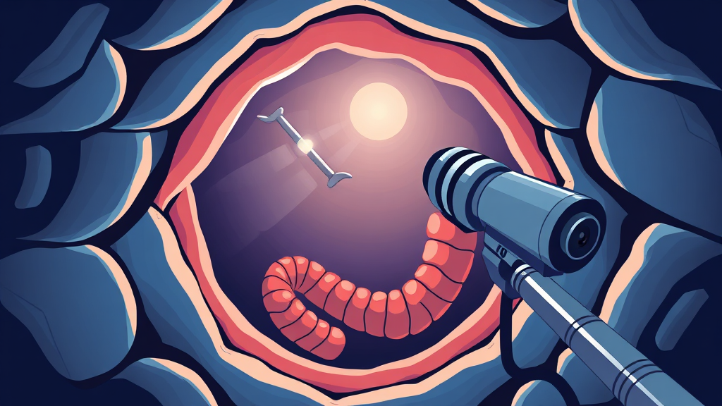 대장내시경 비용 정보 (illustration 스타일)