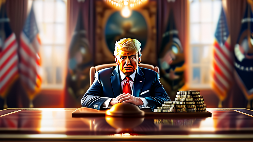 트럼프 대통령 서명 지폐 발행: 재무부 발표와 핵심 내용 (realistic 스타일)