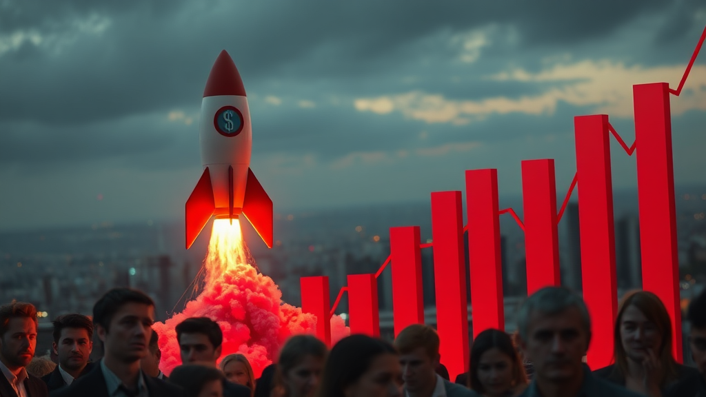 환율 상승, 도대체 왜 오르는 걸까요? (realistic 스타일)