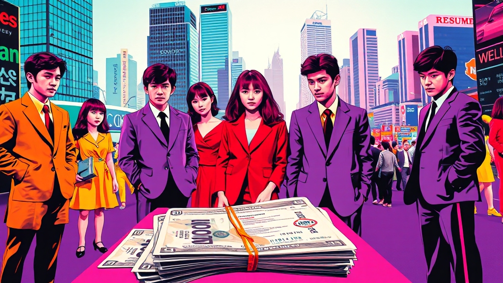 구직촉진수당 지급 조건 (popart 스타일)