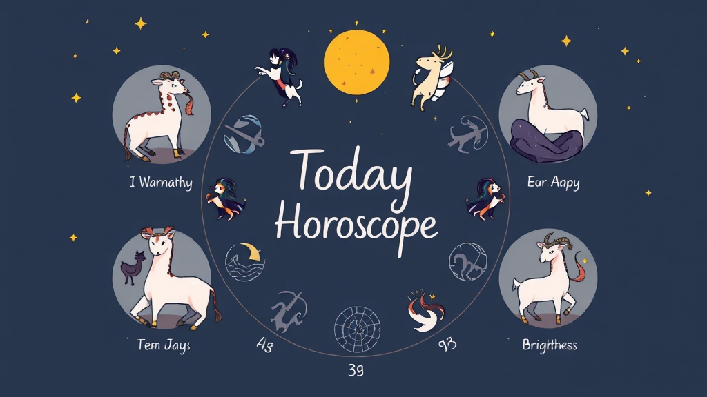 일간별 운세 (illustration 스타일)