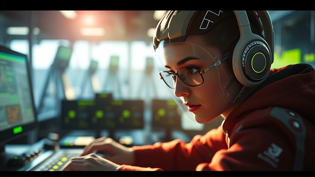 결론: 엔비디아, 가속 컴퓨팅 시대를 이끌다 (realistic 스타일)