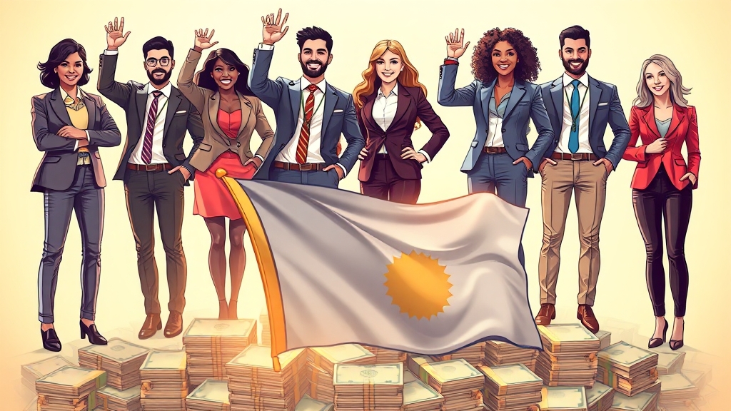 정부 지원, 놓치지 마세요! (illustration 스타일)