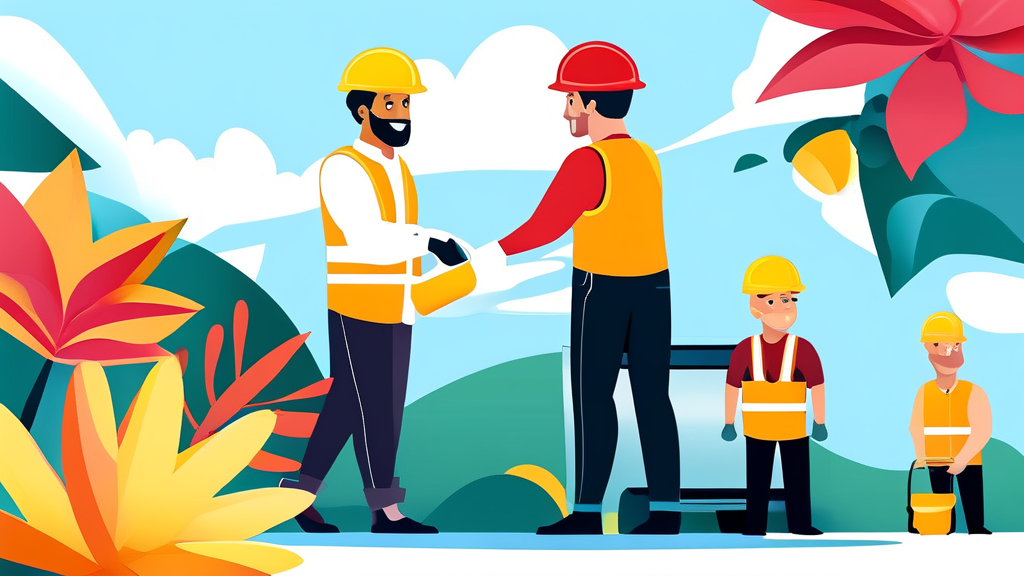 알바생 및 일용직 근로자를 위한 노동절 수당 계산법 (illustration 스타일)