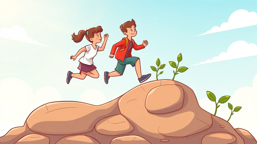 기업 지원 조건: 자격 요건 확인 (cartoon 스타일)