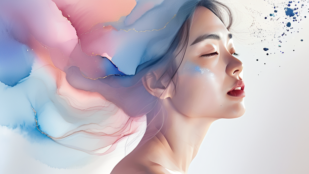 김완선 자화상, 내면을 엿보다 (watercolor 스타일)