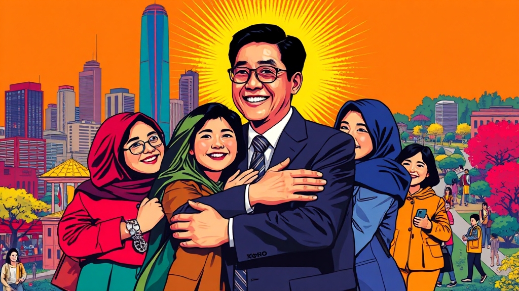이재명의 정책, 무엇이 다를까? (popart 스타일)