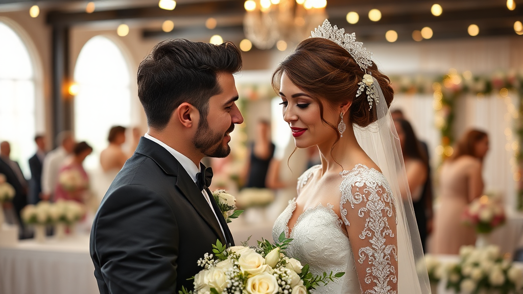 스드메부터 웨딩홀까지, 박람회에서 똑똑하게 준비하기 (realistic 스타일)