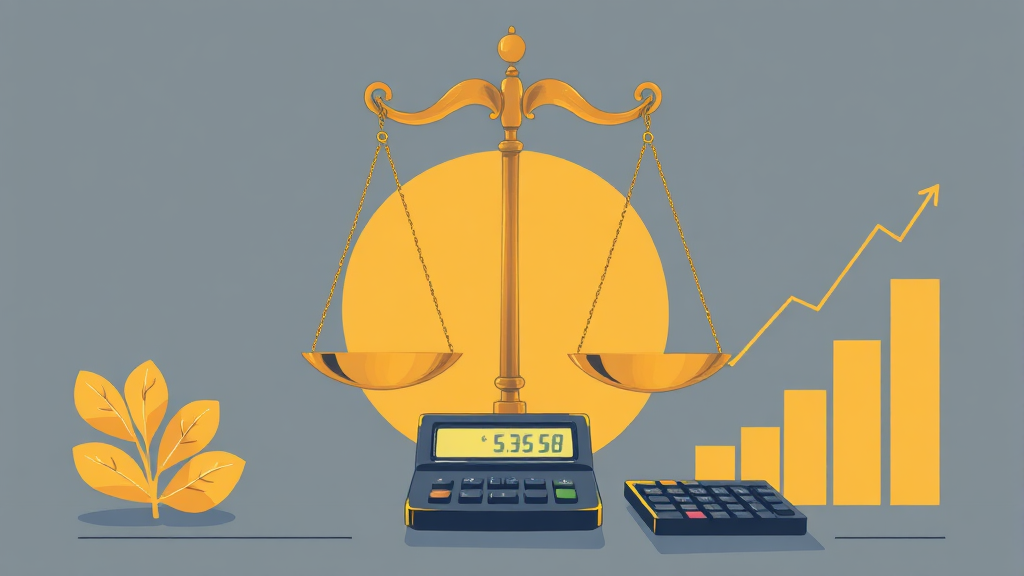 상속세율 구조 및 세액 계산 (illustration 스타일)