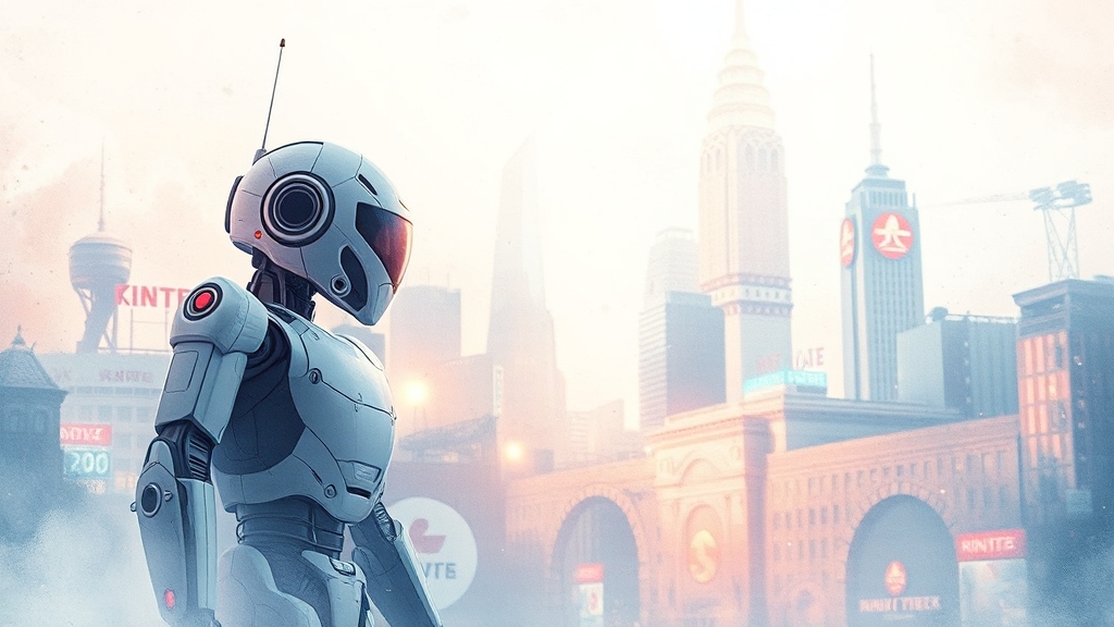 로보월드 2025 개요 (watercolor 스타일)