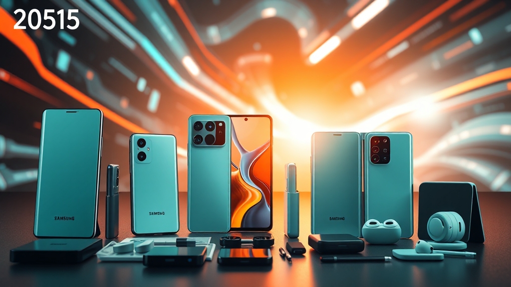 갤럭시 언팩: 출시일 및 사전 판매 정보 (realistic 스타일)