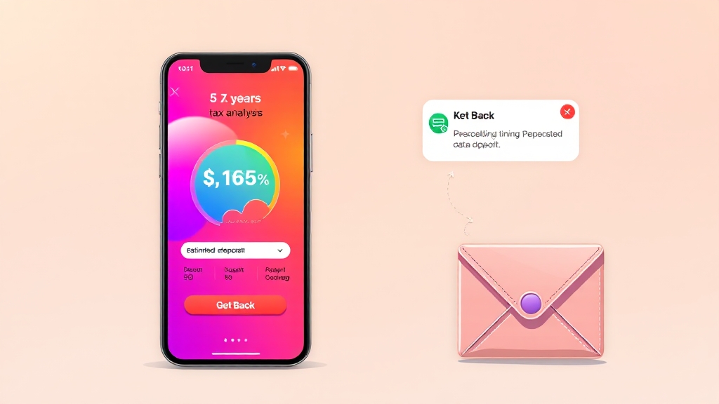 삼쩜삼 환급 신청 절차 (illustration 스타일)