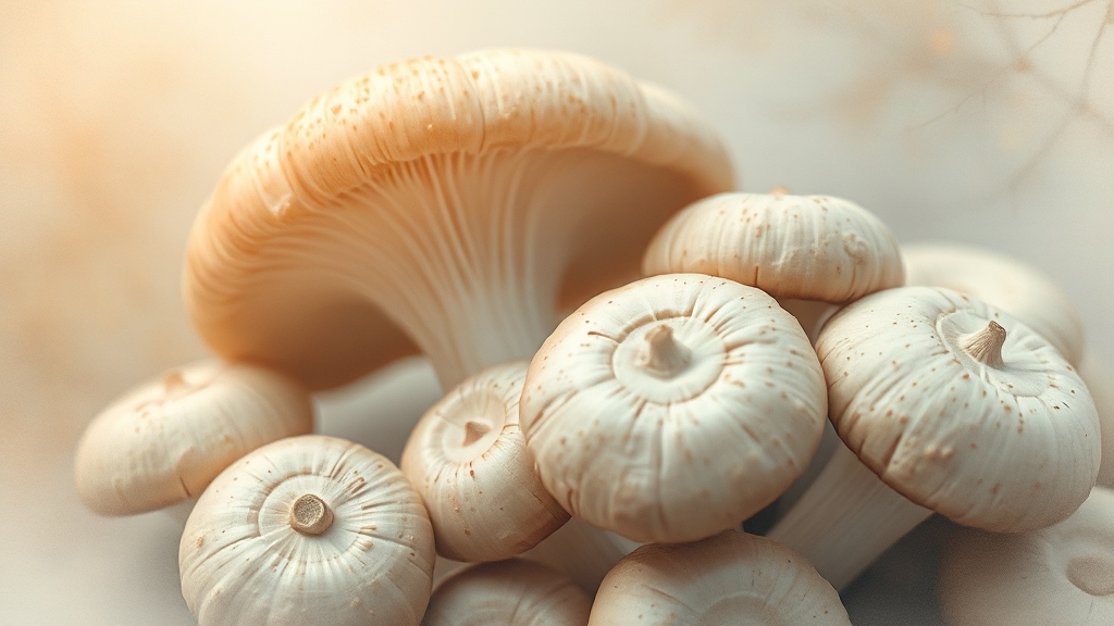 자연산 능이버섯, 특징은? (watercolor 스타일)