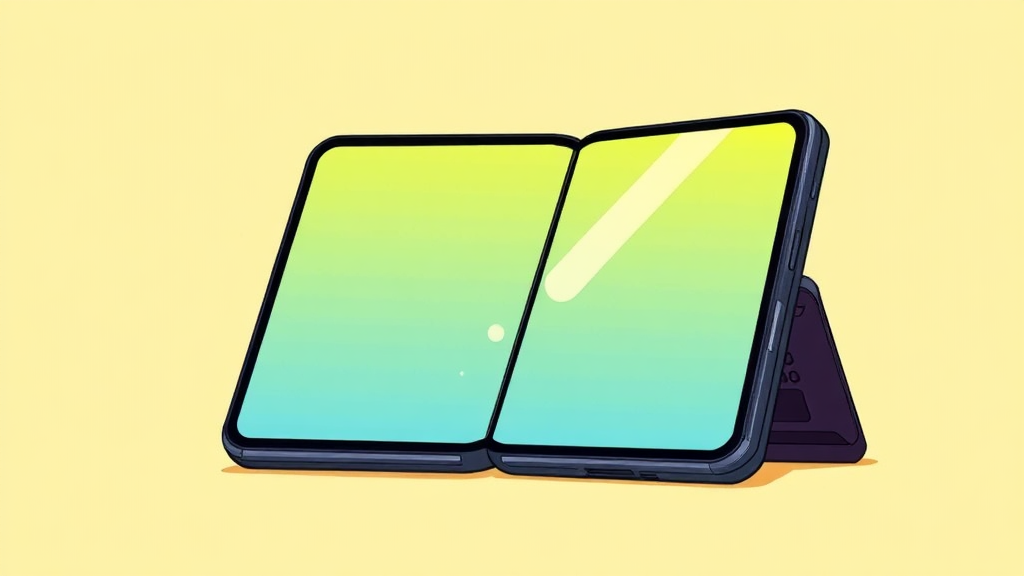 모토로라 레이저 폴드, 폴더블 시장의 새로운 기준 (cartoon 스타일)