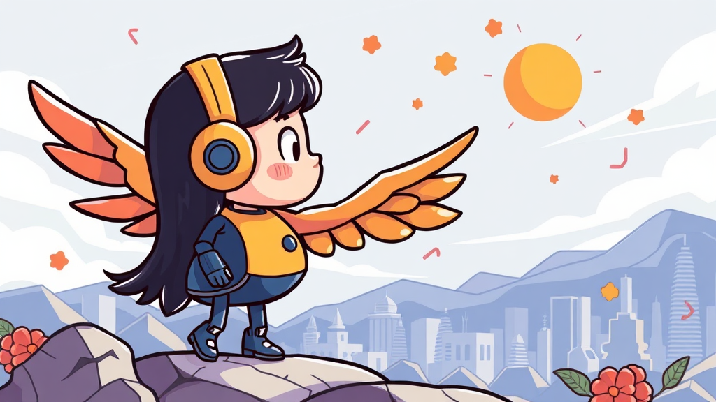 주가 상승/하락 요인 분석 (cartoon 스타일)