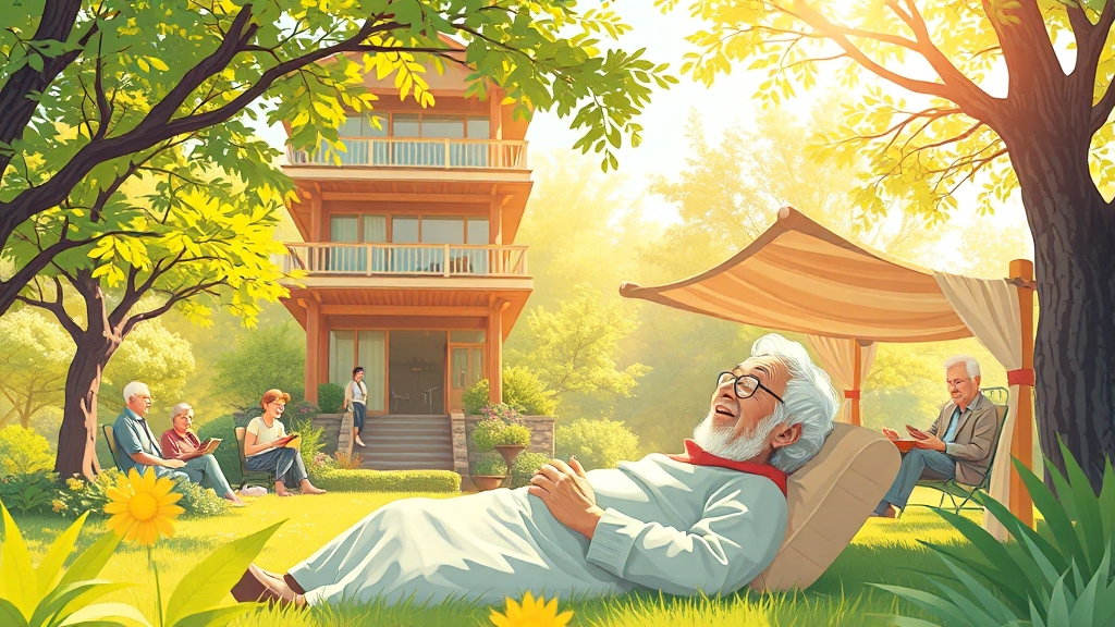 미래를 위한 국민연금 활용 전략 (illustration 스타일)