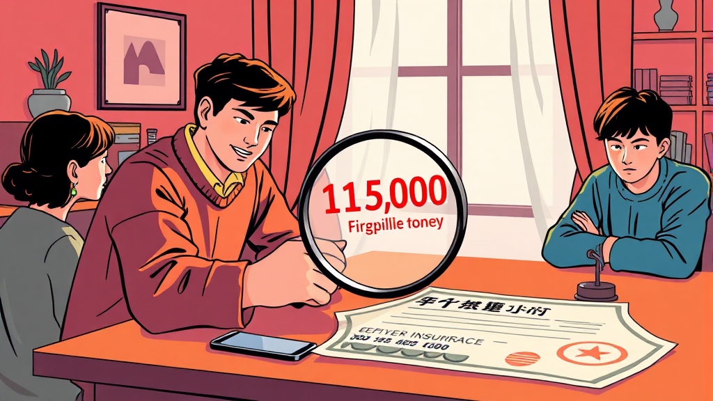 숨은 보험금 발생 원인 및 규모 (illustration 스타일)