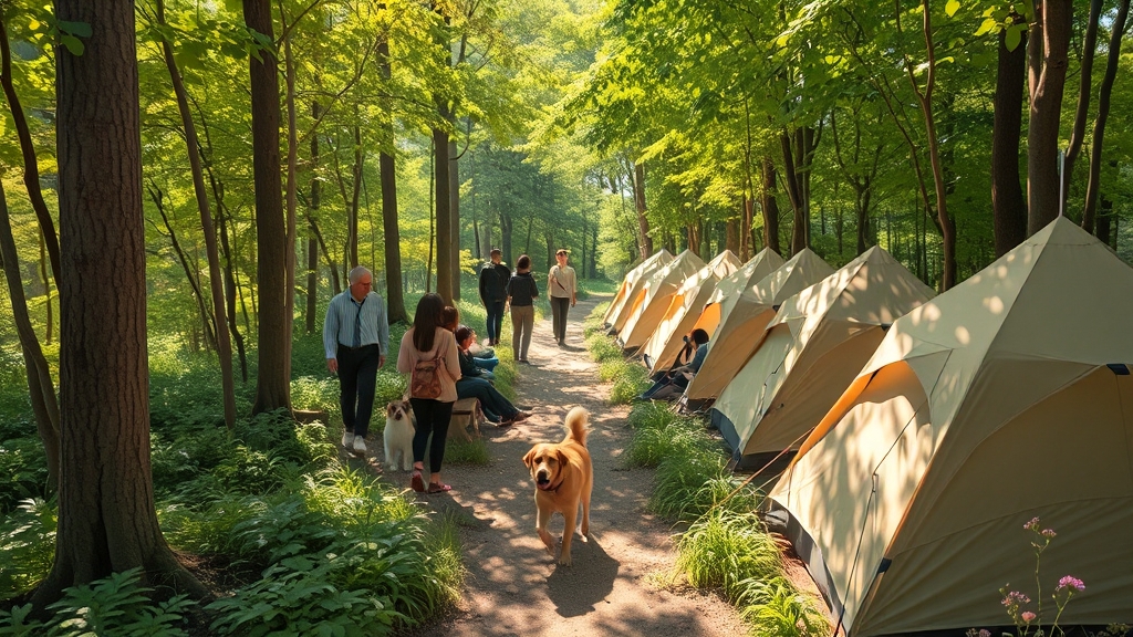 추첨 실패 시 대체 휴양림 (realistic 스타일)