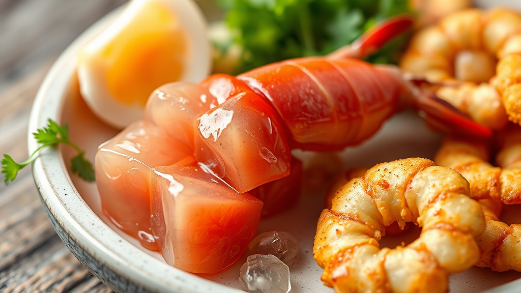 꽃새우 맛있게 먹는 법 (realistic 스타일)