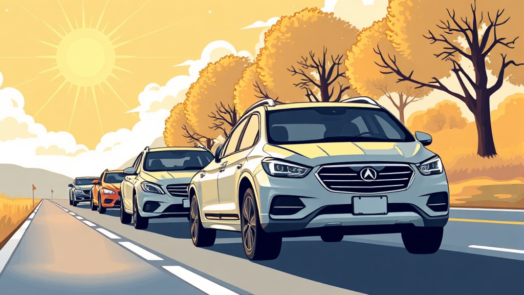 운전자보험 비교 및 선택 방법 (illustration 스타일)