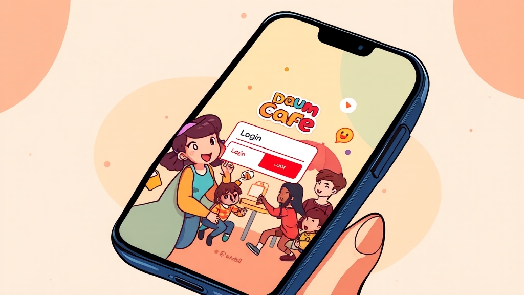 다음 카페 앱 설치 및 실행 (cartoon 스타일)