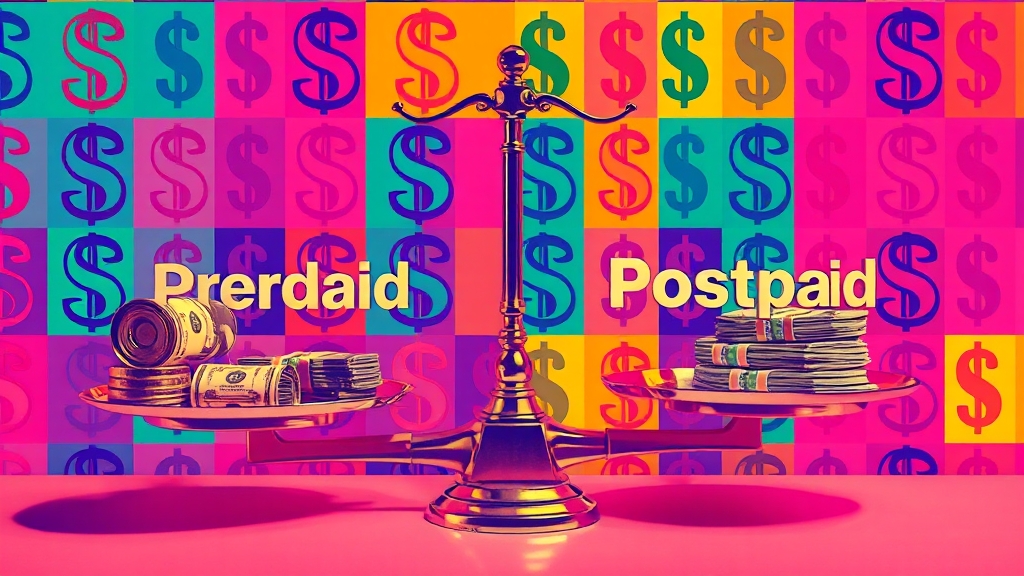 선불제 vs 후불제, 뭐가 다를까? (popart 스타일)