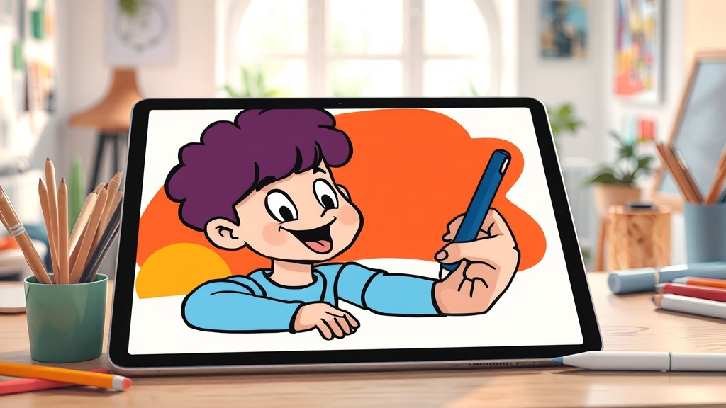 애플 펜슬 및 액세서리 (cartoon 스타일)