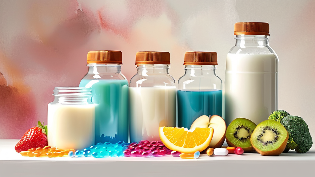 식이섬유 알약 섭취 시 주의사항 및 효과적인 활용법 (watercolor 스타일)