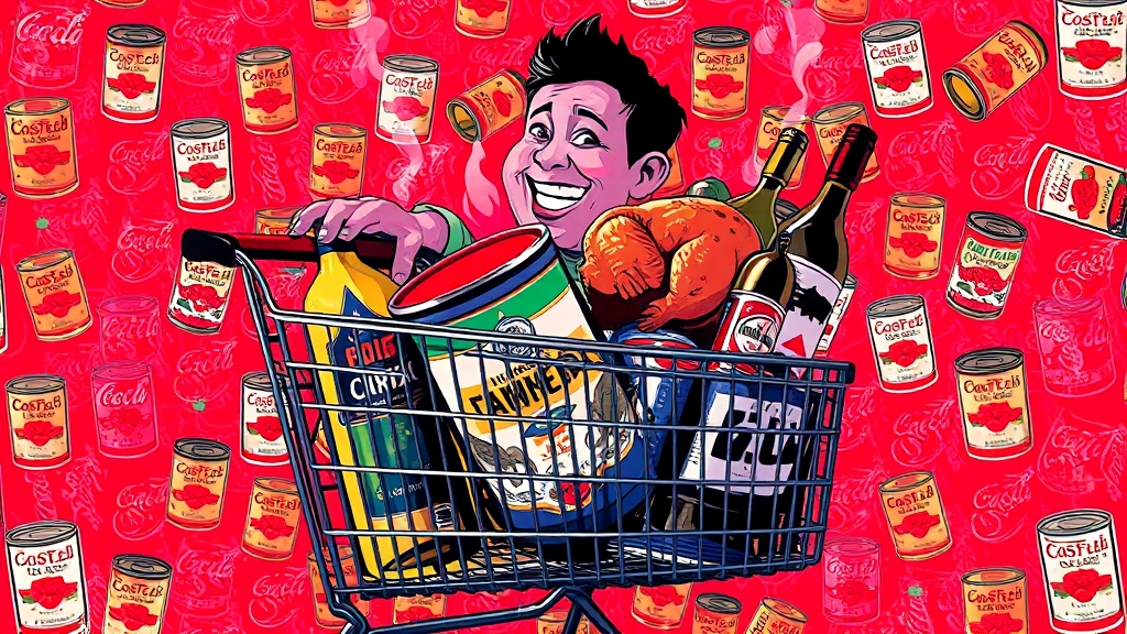 코스트코 추천 상품 둘러보기 (popart 스타일)