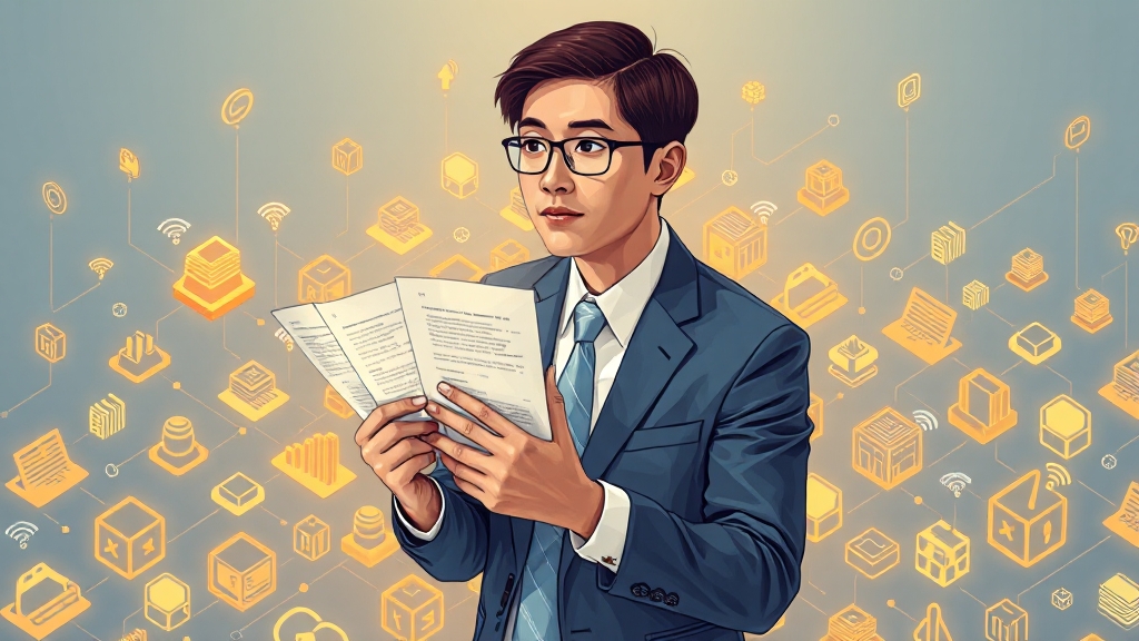 신청 방법 및 필수 서류 준비 (illustration 스타일)