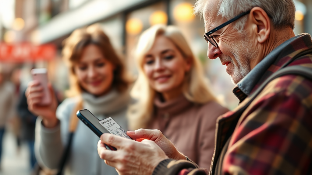 로또 모바일 구매, 어떤 복권 종류를 살 수 있나요? (realistic 스타일)