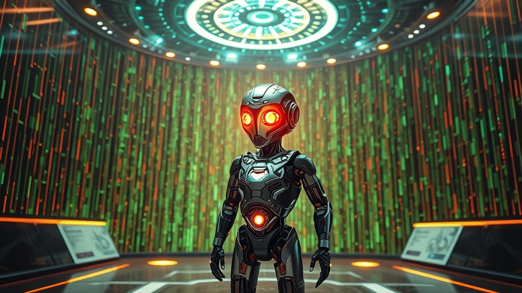 그록 4 성능 벤치마크: 경쟁 AI 모델과의 비교 (realistic 스타일)