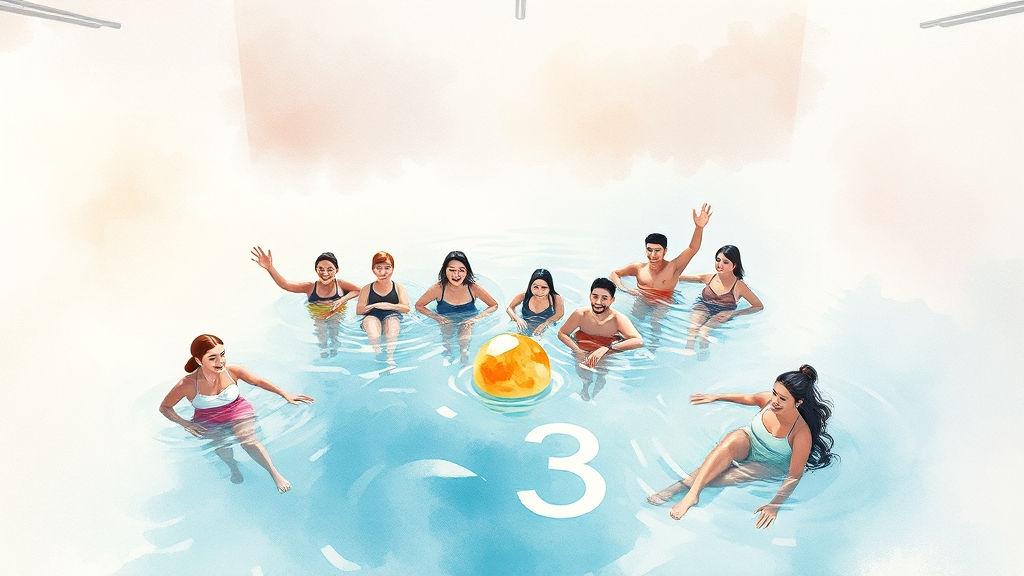 헬스장, 수영장도 공제? (watercolor 스타일)