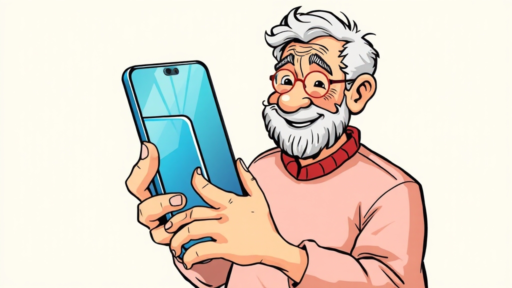 효도폰 갤럭시 A36, 뭐가 다를까? (cartoon 스타일)