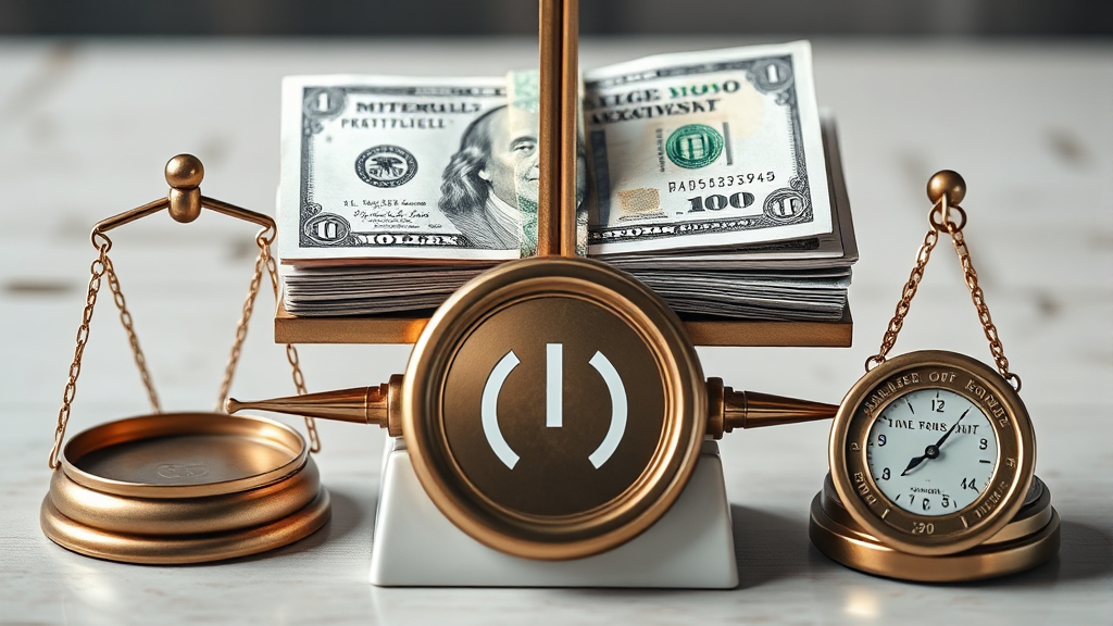 공탁금: 개념 및 역할 (realistic 스타일)