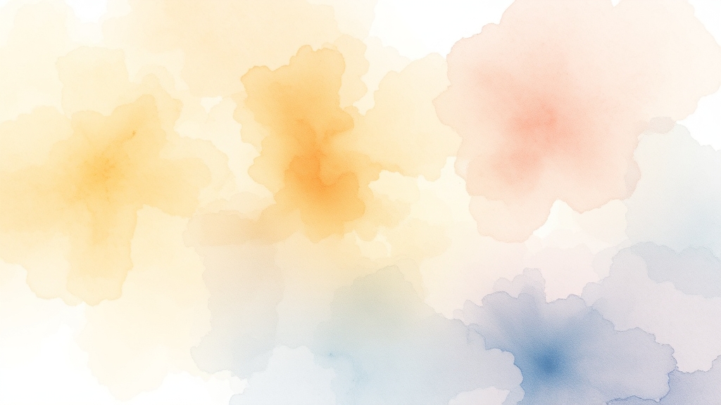 그룹 채팅 기능 및 특징 (watercolor 스타일)