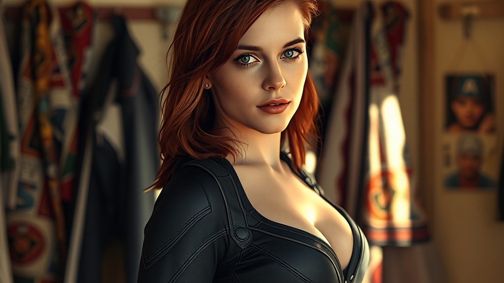 블랙 위도우 캐스팅 비화 (realistic 스타일)