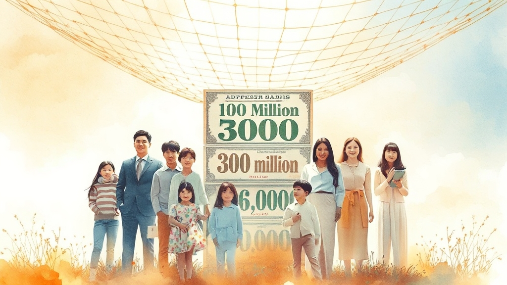 사망보험금 준비 시기 & 금액 (watercolor 스타일)