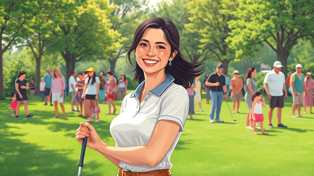 파크골프, 왜 인기일까? (illustration 스타일)