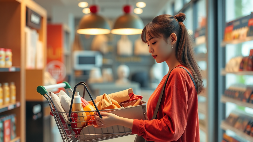 유튜브 쇼핑 시장 현황 및 성장 전망 (realistic 스타일)