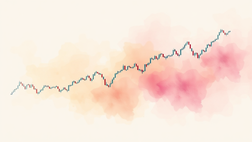 투자 전략: 매수/매도 시점 (watercolor 스타일)