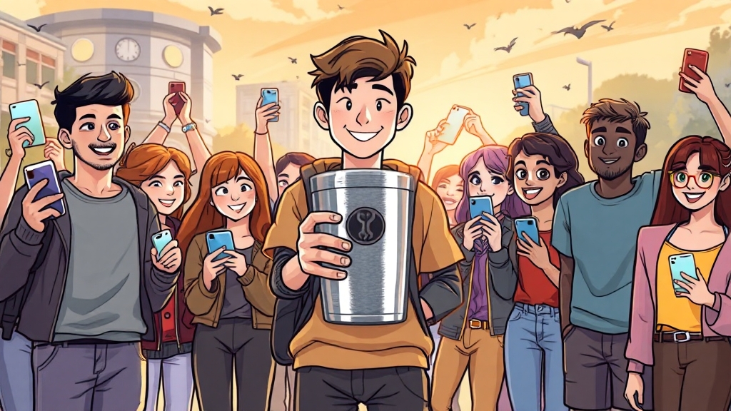 스탠리 열풍의 사회적 의미 (cartoon 스타일)